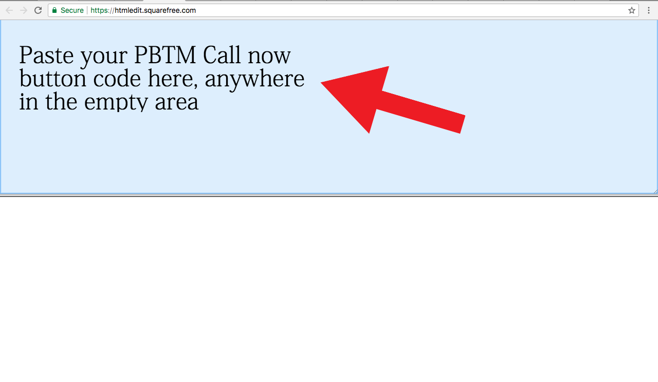 call now button code in html viewer